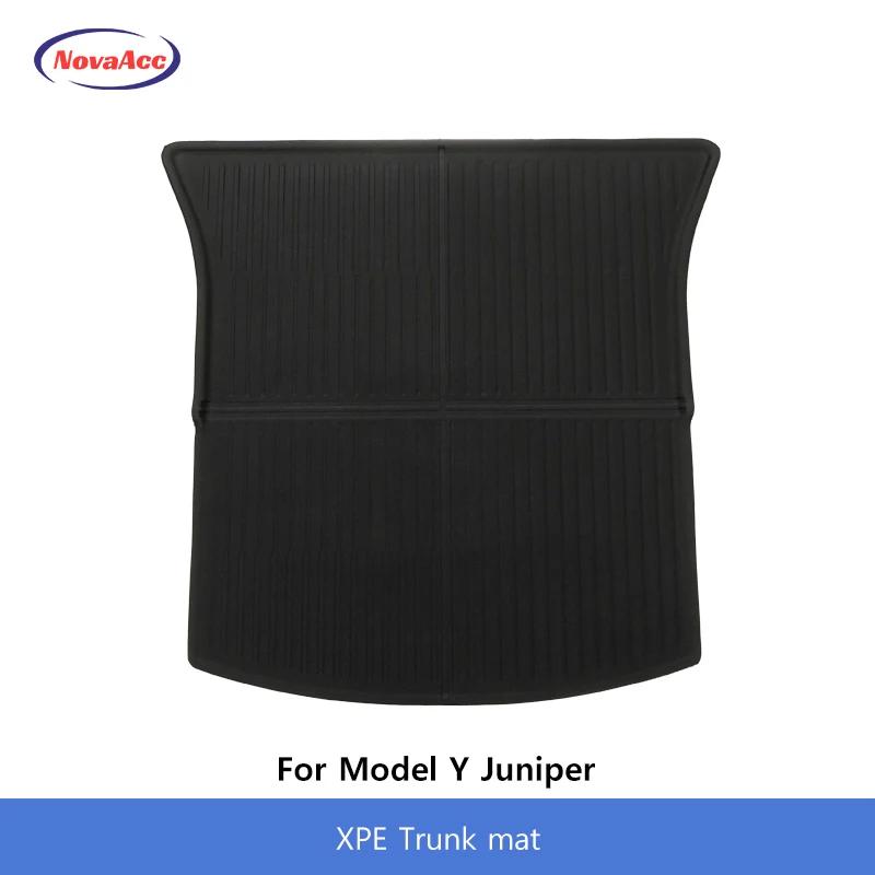 Автомобильные коврики для Tesla Model Y Juniper 2025 XPE Подкладка багажника Нескользящий Износостойкий Амортизирующий Всесторонний Защитный Коврик для Груза