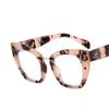 Europe The United States Personality Cat Eye Oversized Frame New Retro Multi-Color Option Flat Mirror Women'S Tide Eyeglass