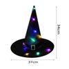 5PCS Halloween Witch Hats LED String Lights Light Up Outdoor Hanging House Decor