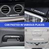 cwcr1 Car Interior Dekoration Stickers Badges Auto Styling For Honda Civic Fit Jazz Accord CRV HRV City Odyssey Passport Pilot Insight