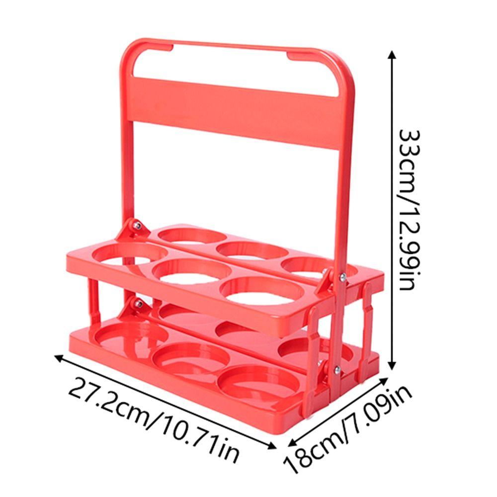 1Pcs Basket Cup Organizer Beer Bottle Carrier Bar Beverage Display Drink Holder New Beer Rack