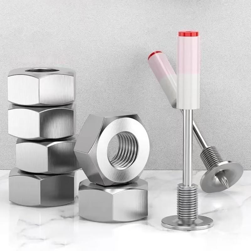 1 комплект M8 Винт Гайка Гвозди для гвоздезабивных пистолетов Многоцелевые наборы гвоздей Гвоздезабивной пистолет Ручной Сталь Бетонные гвозди Ручной Стальной гвоздь