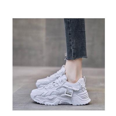 2025 лето новые популярные дышащие сетчатые туфли спортивная обувь женская папа универсальные для бега белые туфли повседневные ins тренд