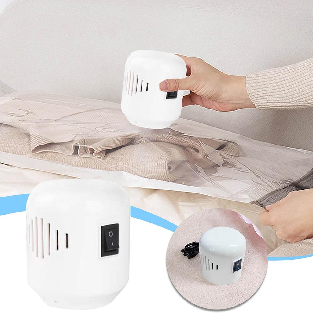 55 Вт Универсальный вакуумный насос для мешков для хранения одежды Вилка ЕС Ручной электрический воздушный насос Вакуумный упаковщик Мешок для сжатия Хранение