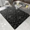 Simple Skull Head Living Room Carpet Durable and Wear-resistant Crystal Fiber Carpet Home Decoration