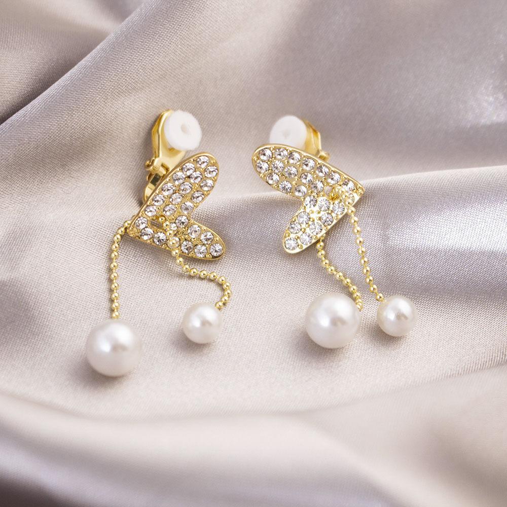 Универсальные легкие роскошные клипсы для ушей без проколов, повседневные высококачественные треугольные клипсы для ушей, универсальные женские серьги