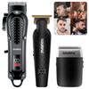 SOLIMPIA Professional Hair Trimmer - Beard Trimmer & Electric Shaver - Cordless Men's Hair Trimmer Set with LCD Display