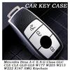 New TPU Car Key Case Cover Shell Fob For Mercedes Benz A C E S G Class GLC CLE CLA GLB GLS W177 W205 W213 W222 X167 AMG Keychain