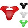 Мужские модные эластичные стринги с Т-образной спинкой, микро-стринги, трусы, нижнее белье