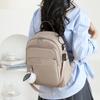 Женский однотонный рюкзак для поездок на работу, дорожная сумка, многофункциональная сумка на плечо