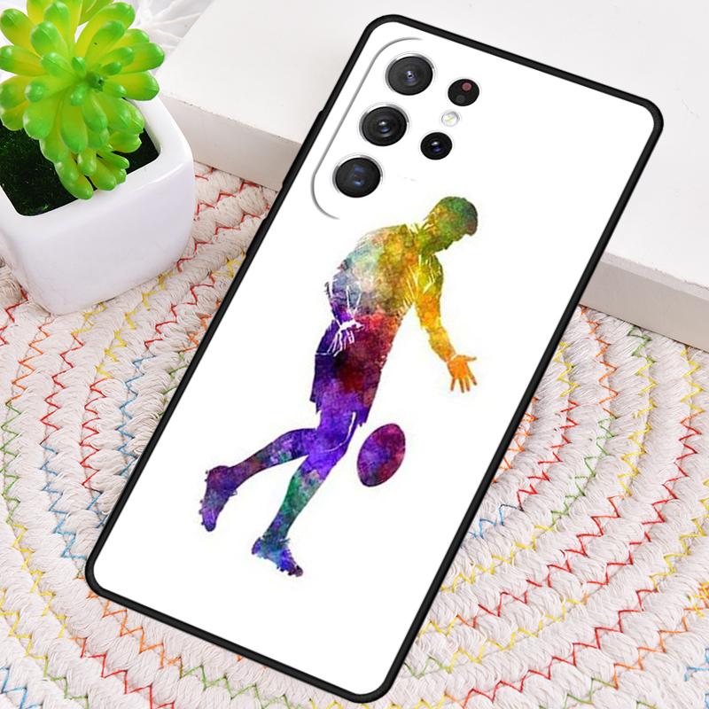 Спортивный чехол для телефона из ТПУ с изображением регби для Samsung Galaxy note 10 pro S26 S25 S24 S23 S22 Ultra Plus S21 FE S20 Ударопрочный чехол