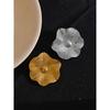Eetit New Stainless Steel Metal Flower Brooches Statement Corsage Costume Accessories Jewelry Charm Bijoux for Women Wholesale