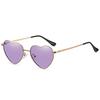 Retro Heart Shaped Sunglasses Fashion Sun Glasses Ultralight Clear Colorful Eyewear For Women Uv400