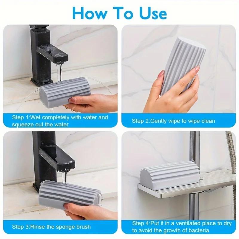 1pcs Duster for Cleaning Blinds Glass Magical Dust Cleaning Sponges Household Sponge Cleaning Brush Damp Clean Duster Sponge