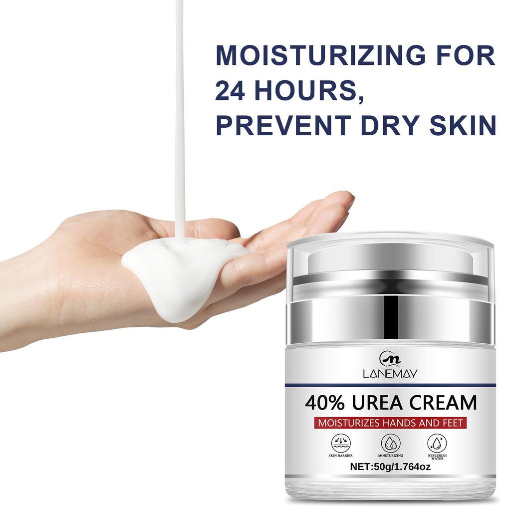 40% Urea Cream- Softens and Hydrates Dry Skin, Improves Skin Barrier - Suitable for Heels, Feet, Knees and Elbows
