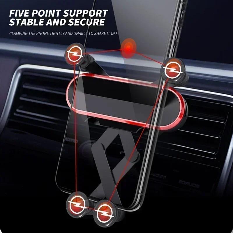 AAAYT1 Gravity Car Phone Stand Auto Accessories For Opel Astra H J G K Insignia Corsa C D Vectra C B Meriva a Zafira Trailer Vivaro