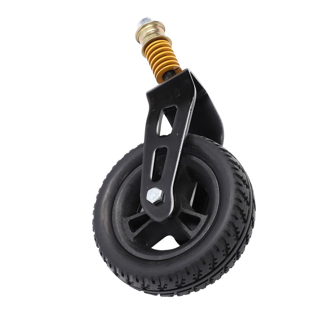 Переднее колесо инвалидной коляски с амортизирующей пружиной, 360-градусная полиуретановая втулка, передний ролик для