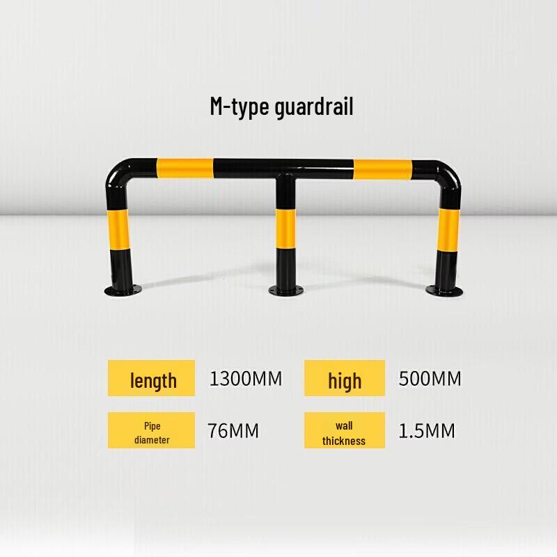 JIANGPU Reflective U-shaped Steel Traffic Bollard