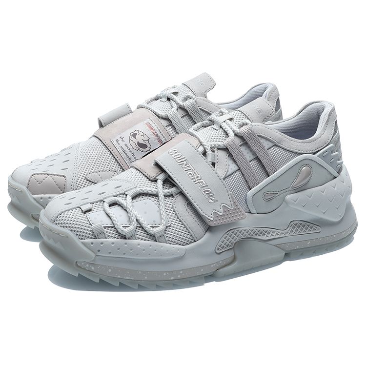 Li Ning CF Trail Weave синтетическая кожа амортизирующая нескользящая износостойкая дышащая легкая низкая спортивная повседневная обувь AGLR065-2