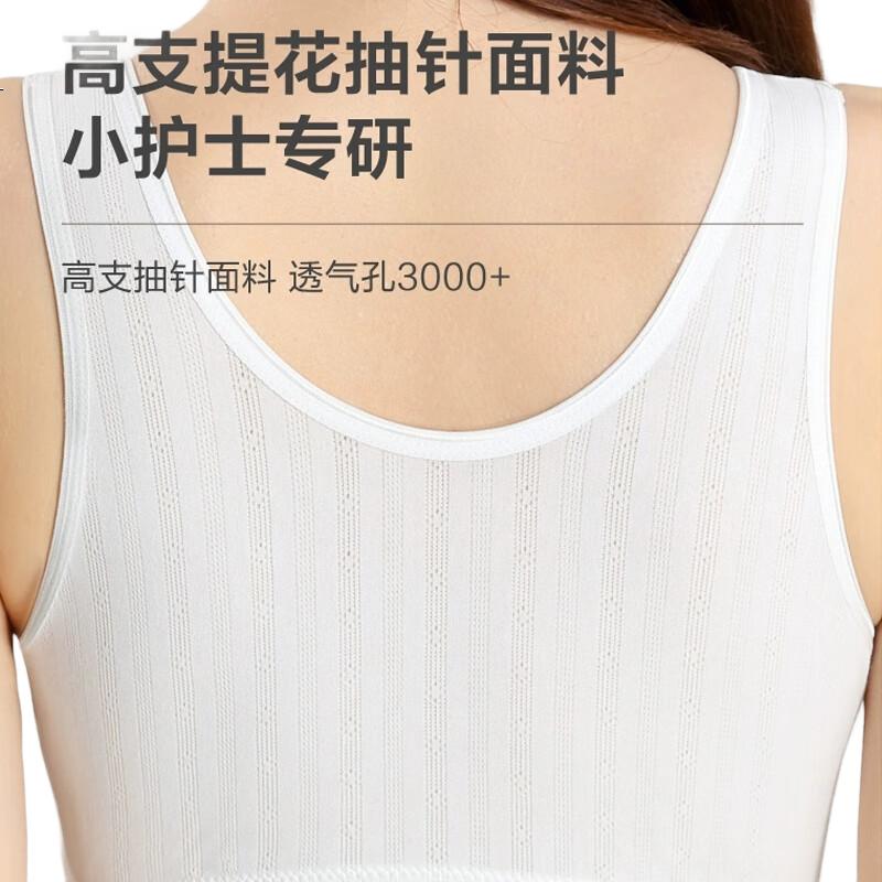 CHERISH LIFE Bra for Middle-Aged And Elderly Women, Front Closure, Thin Cotton Padded, Wireless Bra for Ladies, Blue, 95B