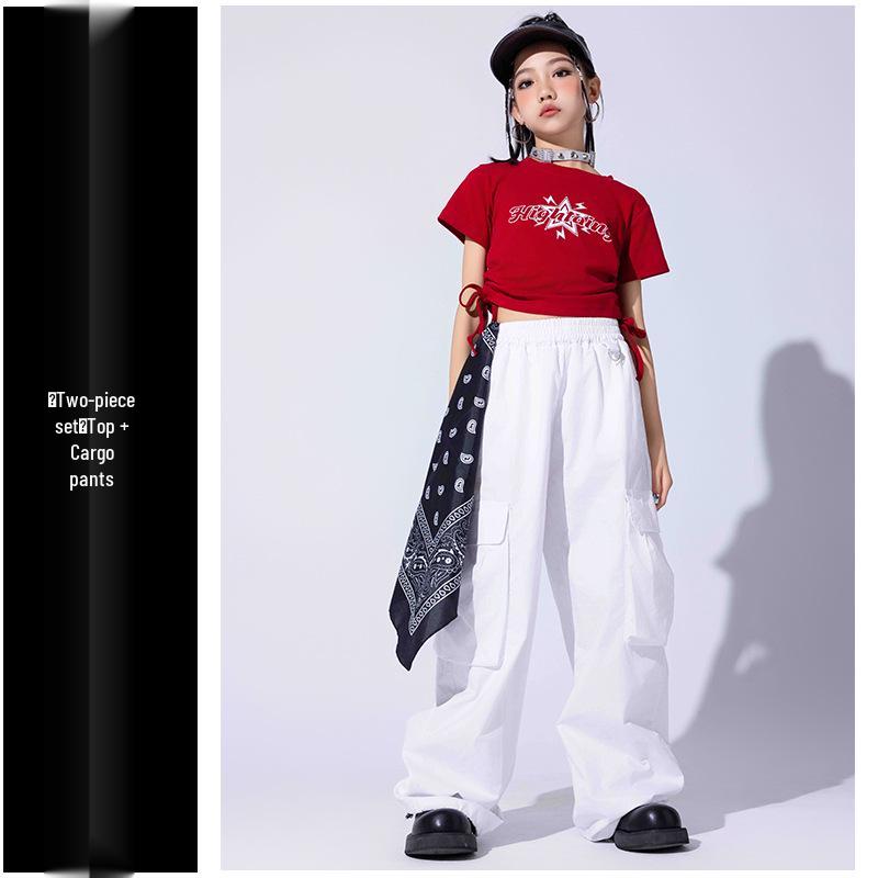 Hip Hop Style Street Dance Costumes for Kids: Trendy Summer Jazz Dance Outfits for Boys and Girls