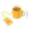 5th Wheel King Pin Lock Anti Rust Heavy Duty Steel Trailer King Pin Lock with Yellow Caution Tag For Motorhomes