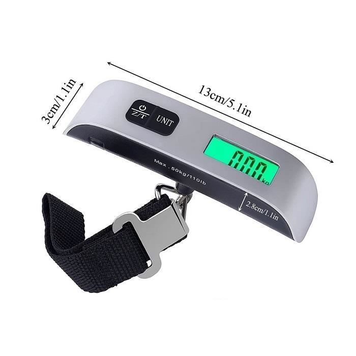 Портативные весы для багажа - ARTELYS - Электронные - ЖК-дисплей с подсветкой - Макс. 50 кг - Легкие 0,1 кг