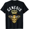 Имя Genesis Подарки на день рождения Genesis Корона королевы Пчела Футболка Genesis