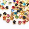Promotion Ss12 -Ss40 Crystals Claw Cup Rhinestone Shiny Strass Stones Metal Base Fabric Beads Craft Top Rhinestones for Clothes