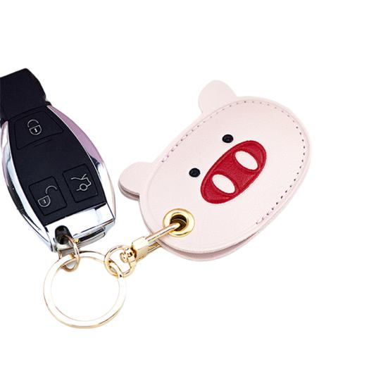 Cat Paw Shaped Pet Hair Keychain Faux Leather Pet Fur Souvenir Handmade Key Holder Pet Memorial Gift