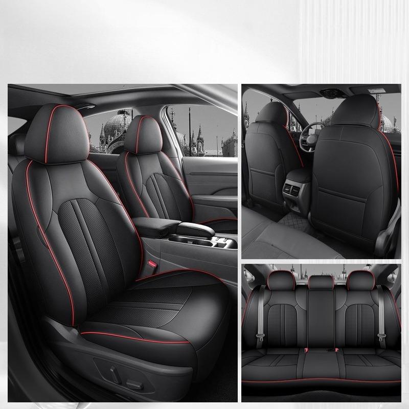 Полные чехлы на сиденья для пятиместного автомобиля 2024 Hyundai Sonata, подходят для всех сезонов