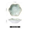 Lotus Ceramic Trays Green Creative Tray for Decoration Jewelry Plate Jewelry Organizer Containers Desktop Decor