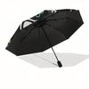 Hello Kitty, Cartoon Character Automatic opening and closing folding umbrella with 8-rib frame and compact travel design, perfect for all oc