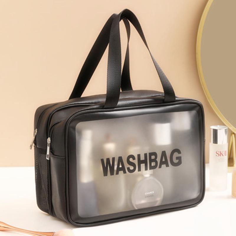 Waterproof Travel Toiletry Bag with Dry/Wet Separation and Large Capacity for Cosmetics and Swimming Gear