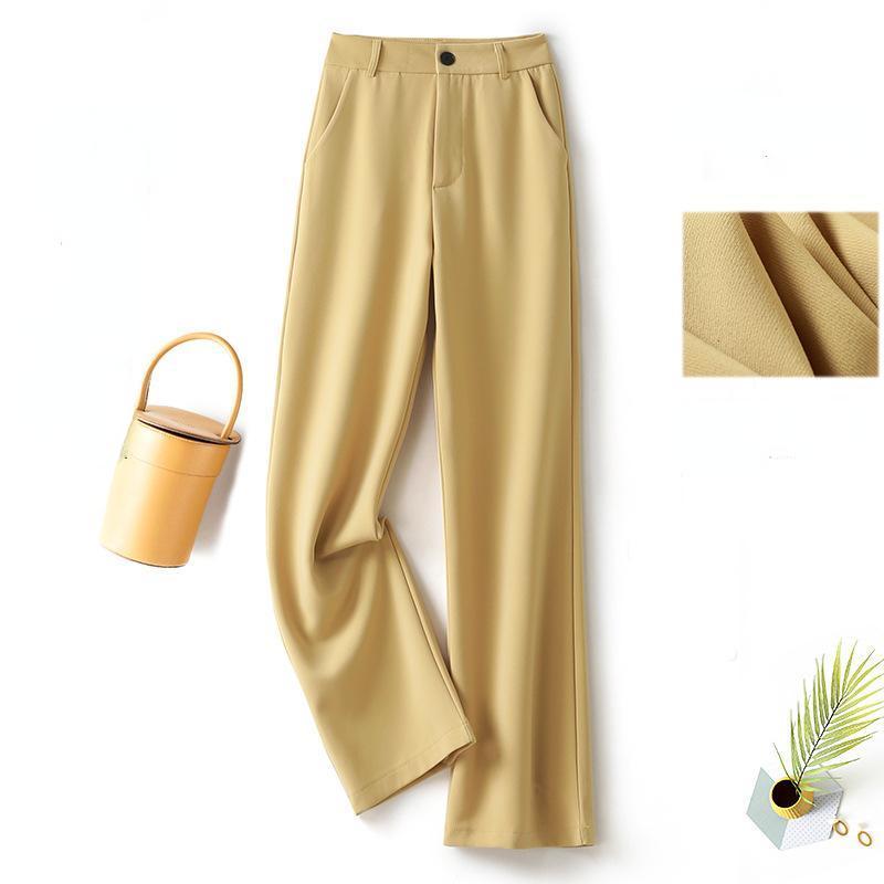 New Arrival Women's Straight Leg Suit Pants To Show Your Height, High-end Luxury Counter Boutique