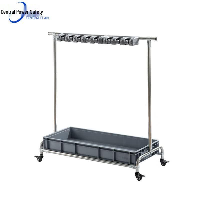 Zhonghuan Li'an Stainless Steel Mobile Mop & Broom Holder