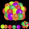 100 шт. 12-дюймовых УФ неоновых шаров Светящиеся флуоресцентные шары Товары для вечеринок Светящиеся латексные шары