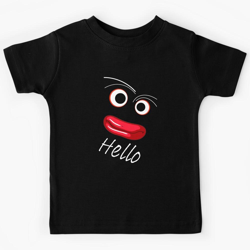 Hello Katy Perry Elmo - Funny Clown Mouth Kids T-Shirt