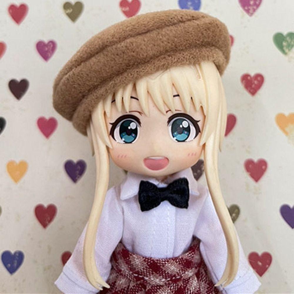 High Quality New Arrival Doll Beret Hat Fashion 5 Colors Dolls Clothes Accessories Kids Gift 1/11 OB11 Dolls/1/12 BJD Dolls