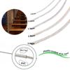 5/10m 7*7 Plastic-coated Stainless Steel Wire Rope 304 Stainless Coated with Rubber Rope Balcony Drying Grape Trellis Rope 0.6mm-3mm
