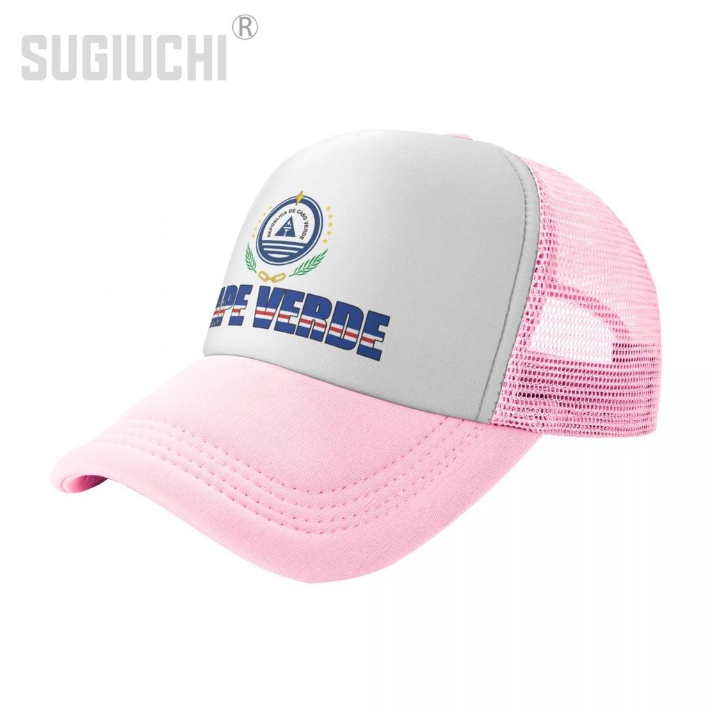 Сетчатая кепка, шляпа Кабо-Верде, буквенный флаг, эмблема, дальнобойщик, подарок на день рождения для унисекс, WoУнисекс, рожденный, все люди, бейсбольные кепки в стиле ретро, ​​крутые