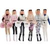 New 30Cm Doll Clothes Winter Series Fashion Sweater Jacket Casual Pants Top Long Boots Outfit Accessories For 1/6 Fr Dolls Toys