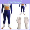 Стильный аниме комбинезон Vegeta Dragon Ball Z для косплея для всех возрастов