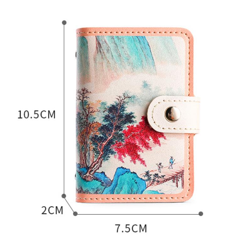 Держатель для кредитных карт с милым собачьим принтом, кошелек, мини-держатель для бизнес-автобуса, маленькая студенческая карточка, сумка для хранения рабочего удостоверения личности