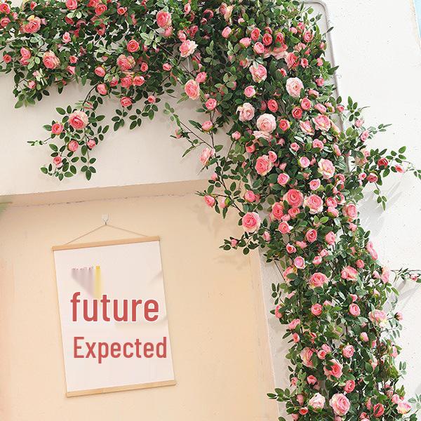 Имитация лозы с цветками розы для украшения стен и ландшафтного дизайна