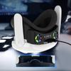 Маска для лица с охлаждающим вентилятором Cool Mask Перезаряжаемая с RGB-подсветкой с носовой накладкой против протекания для аксессуаров Meta Quest 3