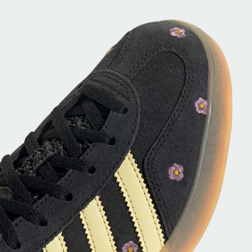 IF4490 adidas Originals Gazelle Indoor Черный Основной Почти Желтый Серебристый (Женский)