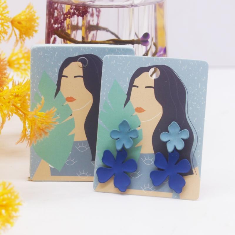 50 шт 5x6,5 см серьги карты картон ювелирные изделия новейшее поступление популярный дисплей картон горячая распродажа модный дизайн нежные карты