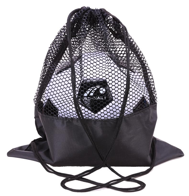 Basketball/Foootball Mesh Bag - Easy-Carry Drawstring with Single/Double Shoulder Straps
