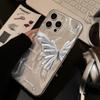 Чехол для телефона Feather Luster для Samsung A53 A14 A33 A12 A32 S24 S23 Plus S20 S21 FE для iPhone 17 15 16 13 Pro 17 16 Pro Max Чехол для телефона с бабочкой и бантом